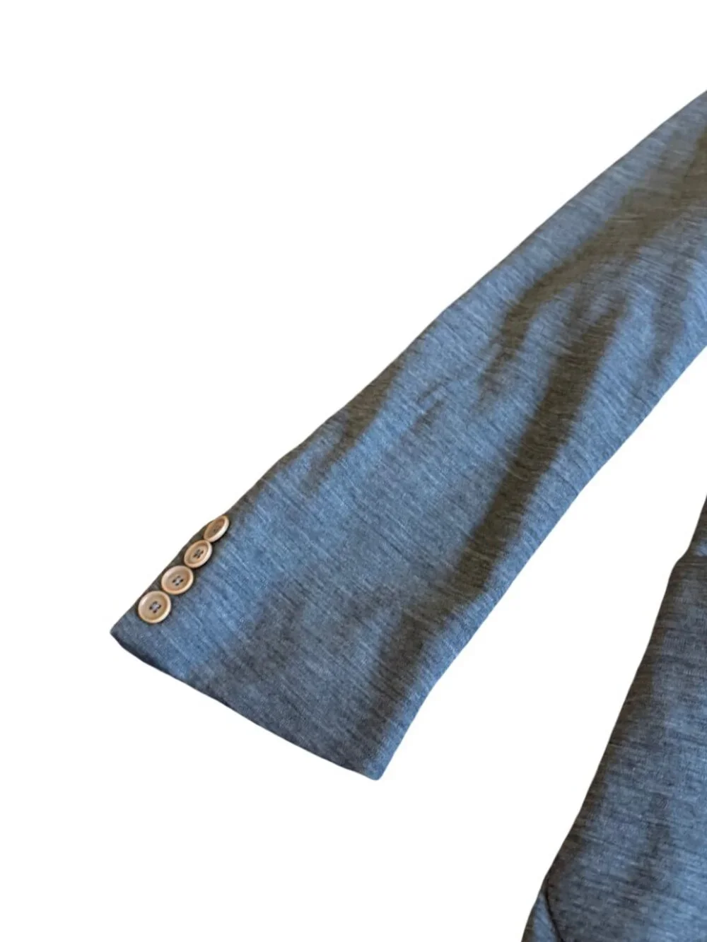 Hart Schaffner Marx Active Merino Wool Stretch Blazer Jacket Grey Size 48R Men's - Picture 13 of 14